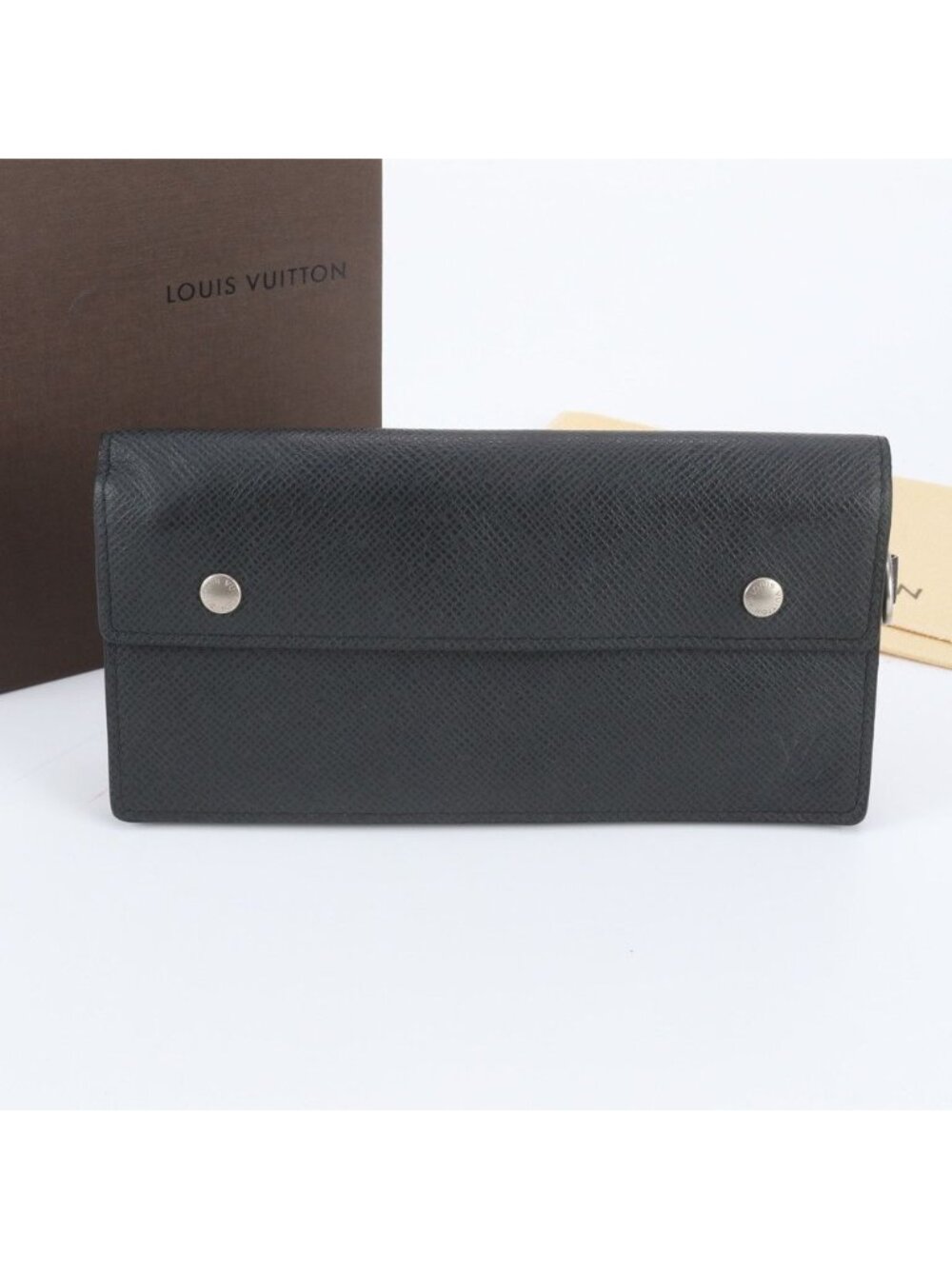 Louis Vuitton Portefeuille Accordion Leather Wallet Bifold